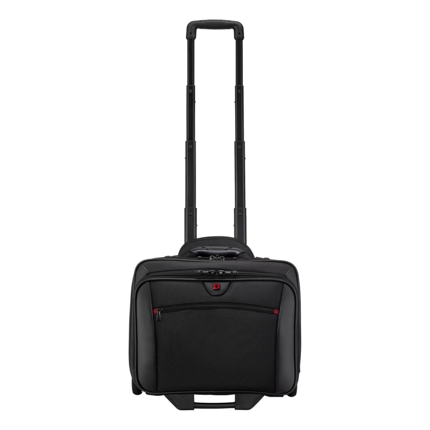 Wenger - Travel suitcase on wheels 23 l 17" + laptop bag 15,4" Potomac black