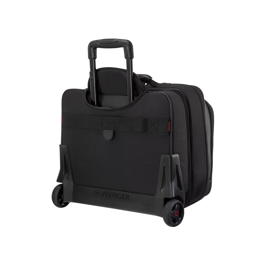 Wenger - Travel suitcase on wheels 23 l 17" + laptop bag 15,4" Potomac black