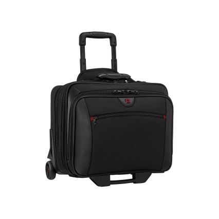 Wenger - Travel suitcase on wheels 23 l 17" + laptop bag 15,4" Potomac black