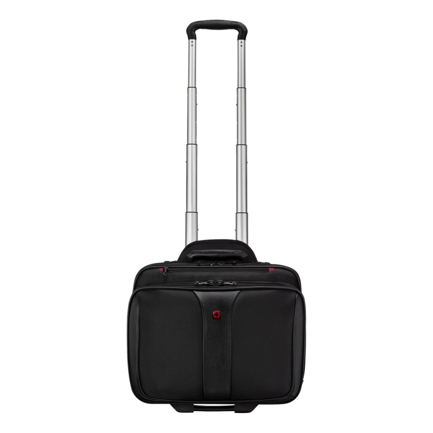 Wenger - Travel suitcase on wheels 25 l 17" + laptop bag 15,6" Patriot black