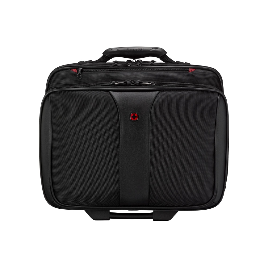 Wenger - Travel suitcase on wheels 25 l 17" + laptop bag 15,6" Patriot black