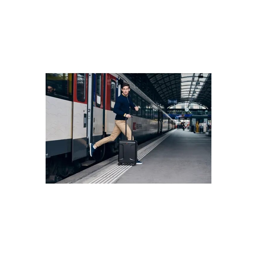 Wenger - Travel suitcase on wheels 39 l Legacy black