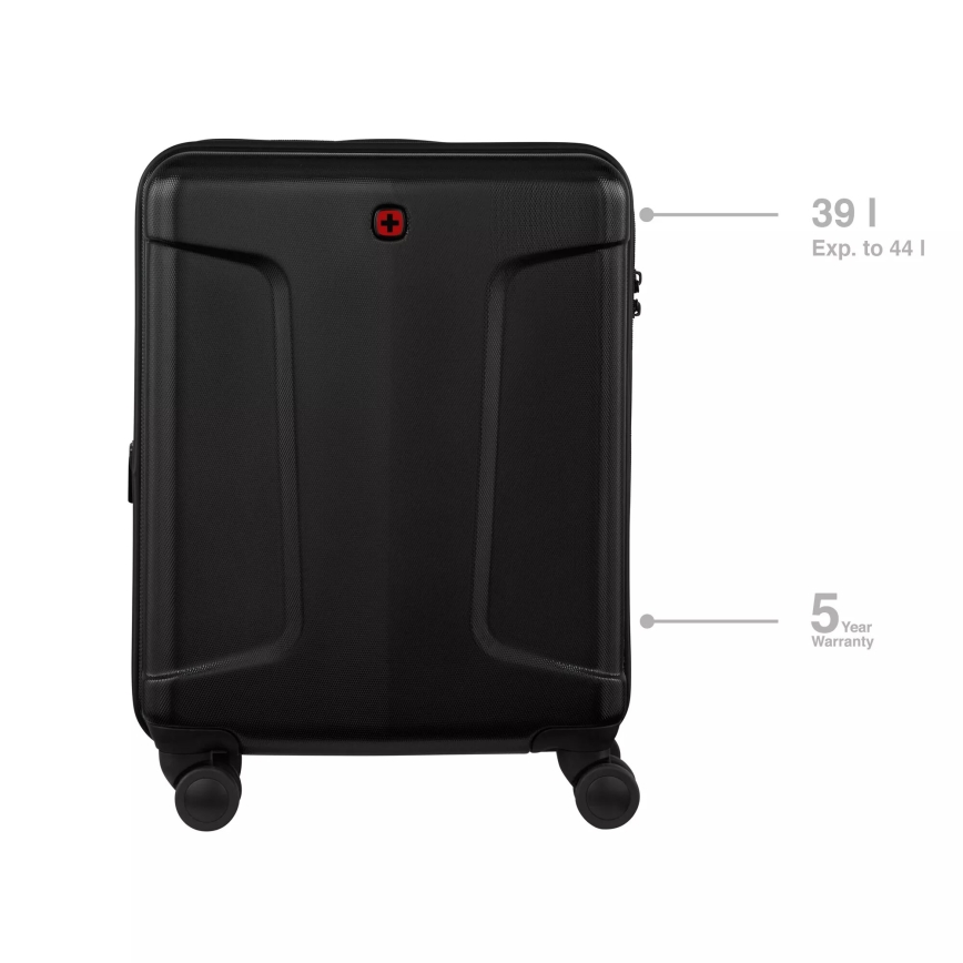 Wenger - Travel suitcase on wheels 39 l Legacy black