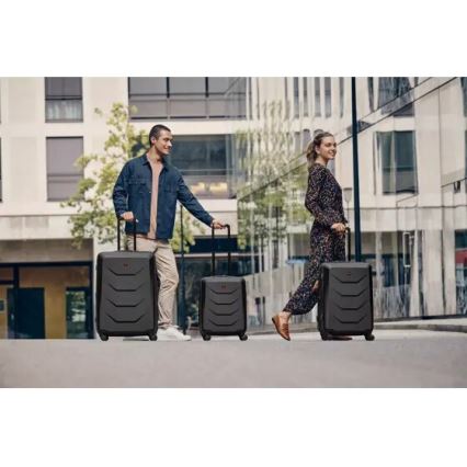 Wenger - Travel suitcase on wheels 93 l Prymo black