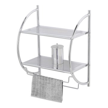 WENKO 15173100 - EXCLUSIVE Shelf 45.5 x 54.5 cm Polished Chrome