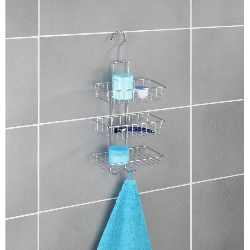WENKO 15888100 - NIVALA Shelf 22x50 cm polished chrome