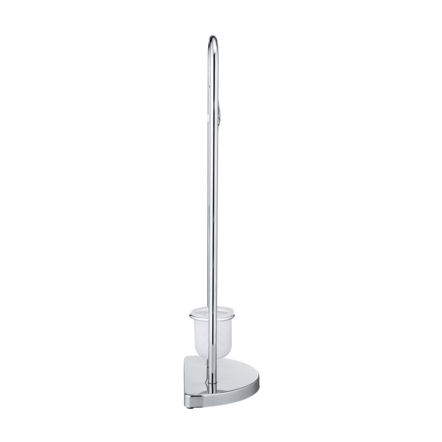 WENKO 16608100 - COSENZA Toilet Brush 33x84 cm Polished Chrome/Satin