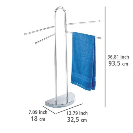 WENKO 16610100 - Towel stand COSENZA 33x93,5 cm polished chrome