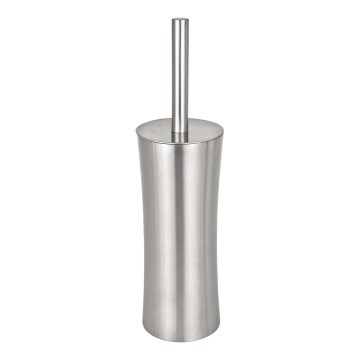 WENKO 16742100 - PIENO toilet brush 10 x 37.5 cm stainless steel/satin
