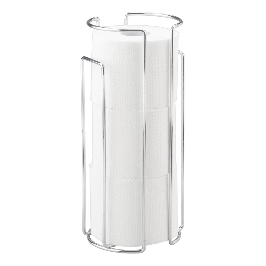 WENKO 16825100 - MILANO Toilet Paper Holder 13.5 x 32 cm, Polished Chrome
