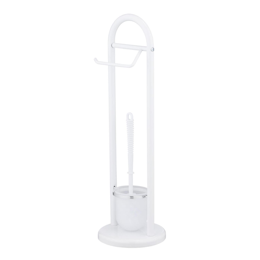 WENKO 17092100 - SIENA Toilet Brush 19x63 cm White/Satin
