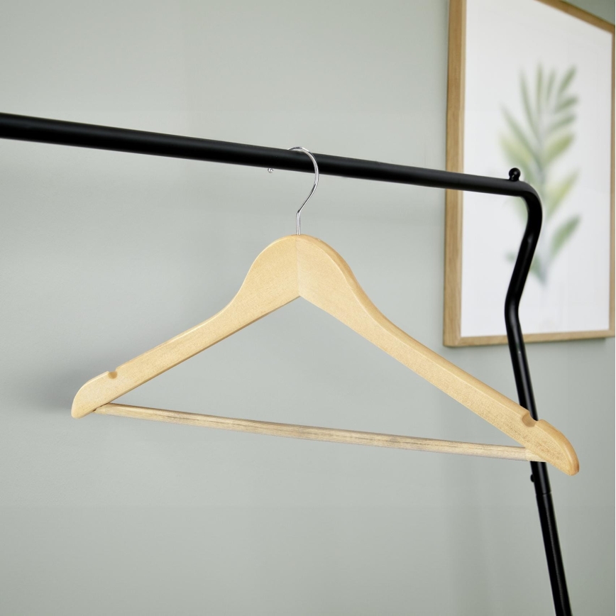WENKO 17219008100 - ECO Hangers 45 x 23.5 cm, Brown