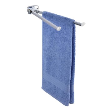 WENKO 17875100 - BASIC Towel Rail, 42 x 8 cm, stainless steel/silver