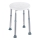 WENKO 1792921100 - SECURA Stool 45.5 x 45.5 cm White/Silver/Grey