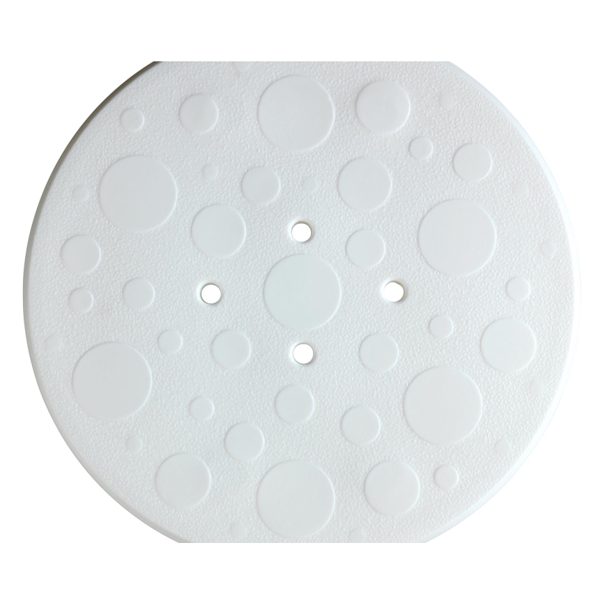 WENKO 1792921100 - SECURA Stool 45.5 x 45.5 cm White/Silver/Grey
