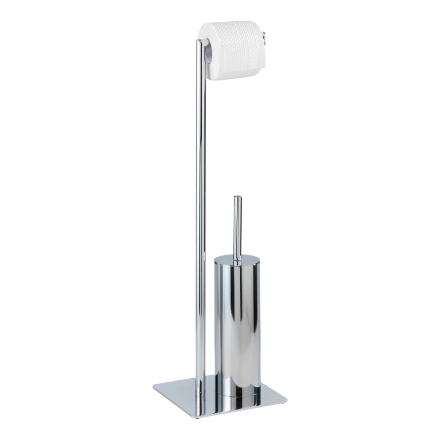 WENKO 18562100 - RECCO Toilet Brush 20 x 71.5 cm, Polished Chrome