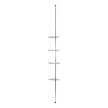 WENKO 18596100 - PREA Corner Unit 28 x 200 cm, stainless steel / polished chrome