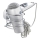 WENKO 18770100 - TURBO-LOC Round Hair Dryer Holder, Steel, 14 x 11.5 cm, Polished Chrome