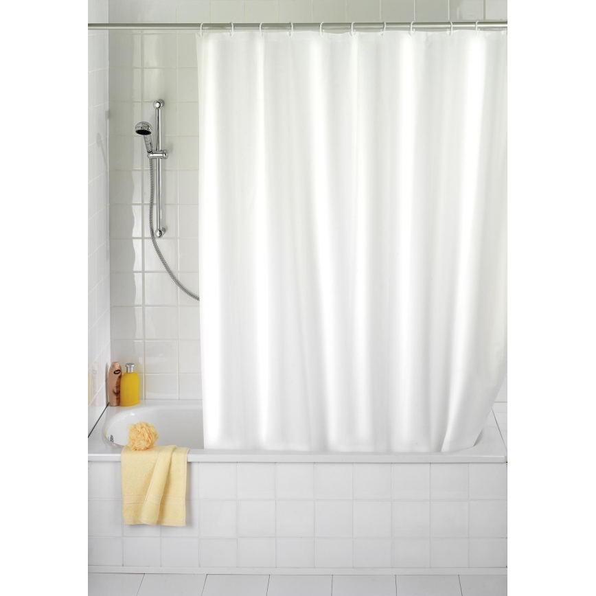 WENKO 19104100 - Shower Curtain 180x200 cm White