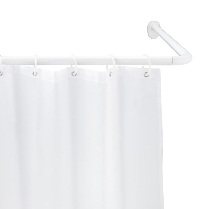 WENKO 19216100 - UNIVERSAL Rod Holder 2,5x2,5 cm White