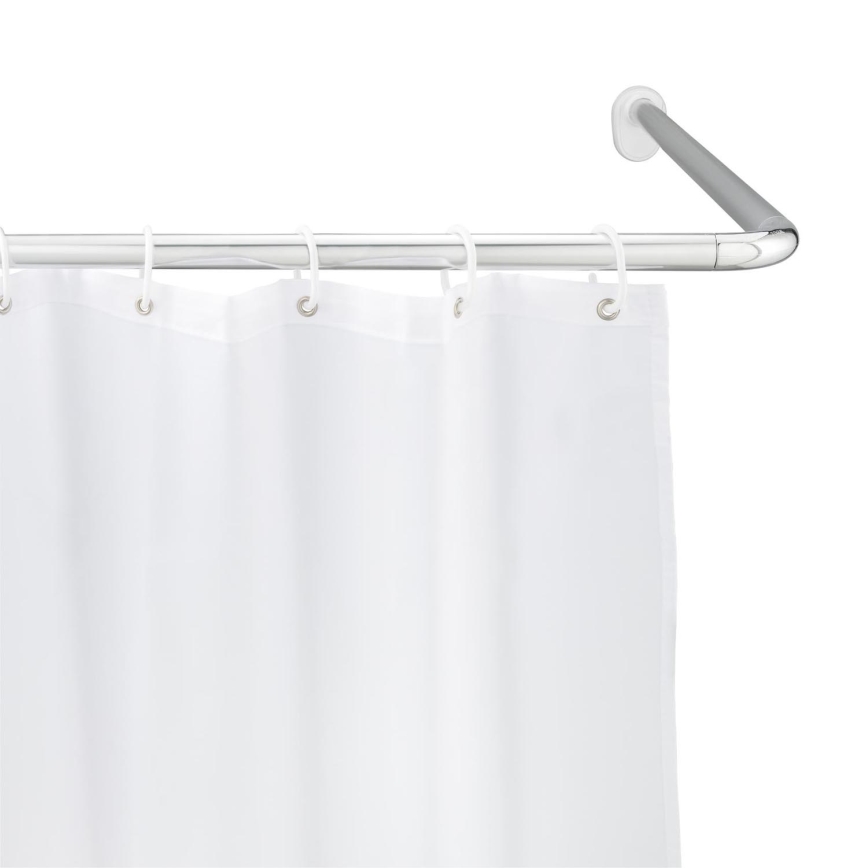 WENKO 19218100 - UNIVERSAL Rod 2.5 x 2.5 cm chrome/white