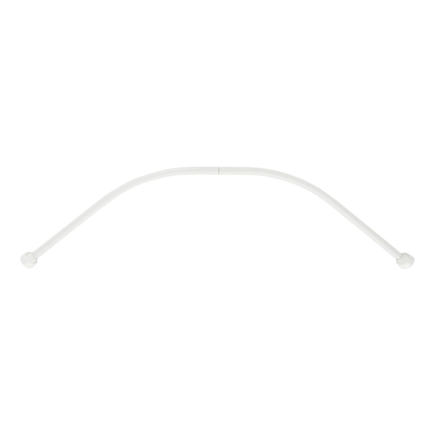 WENKO 19219100 - Shower Rod 80–90 cm, White