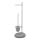WENKO 19494100 - Toilet brush PEBBLE STONE 23,5x70 cm polished chrome/grey/satin