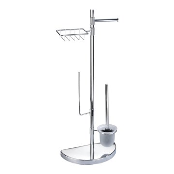 WENKO 196022500 - Toiletry center SPACE MARVEL 34x84.5 cm silver/satin