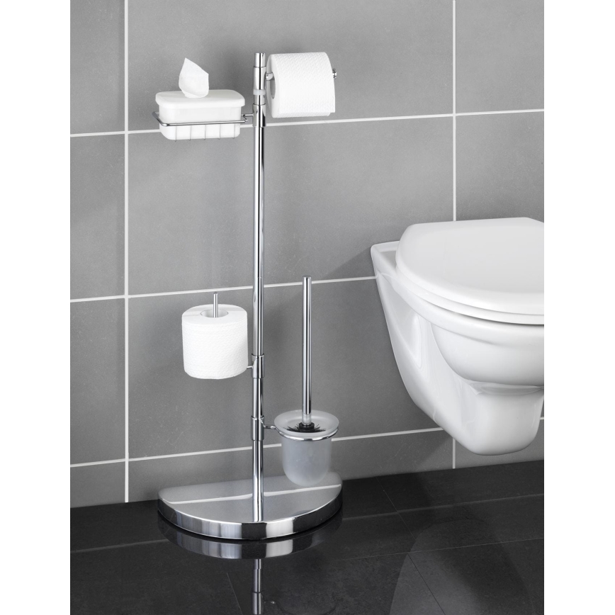 WENKO 196022500 - Toiletry center SPACE MARVEL 34x84.5 cm silver/satin