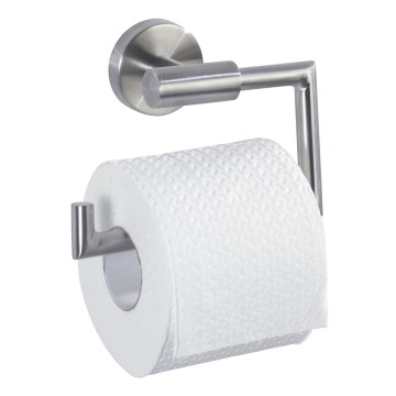 WENKO 19612100 - BOSIO MATT Toilet Paper Holder 15x10,5 cm Stainless Steel/Silver