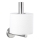 WENKO 19613100 - BOSIO MATT Toilet Paper Holder 8 x 18 cm, stainless steel/silver