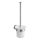 WENKO 19614100 - BOSIO MATT Toilet Brush 10x14 cm, Stainless Steel / Silver / Satin Finish
