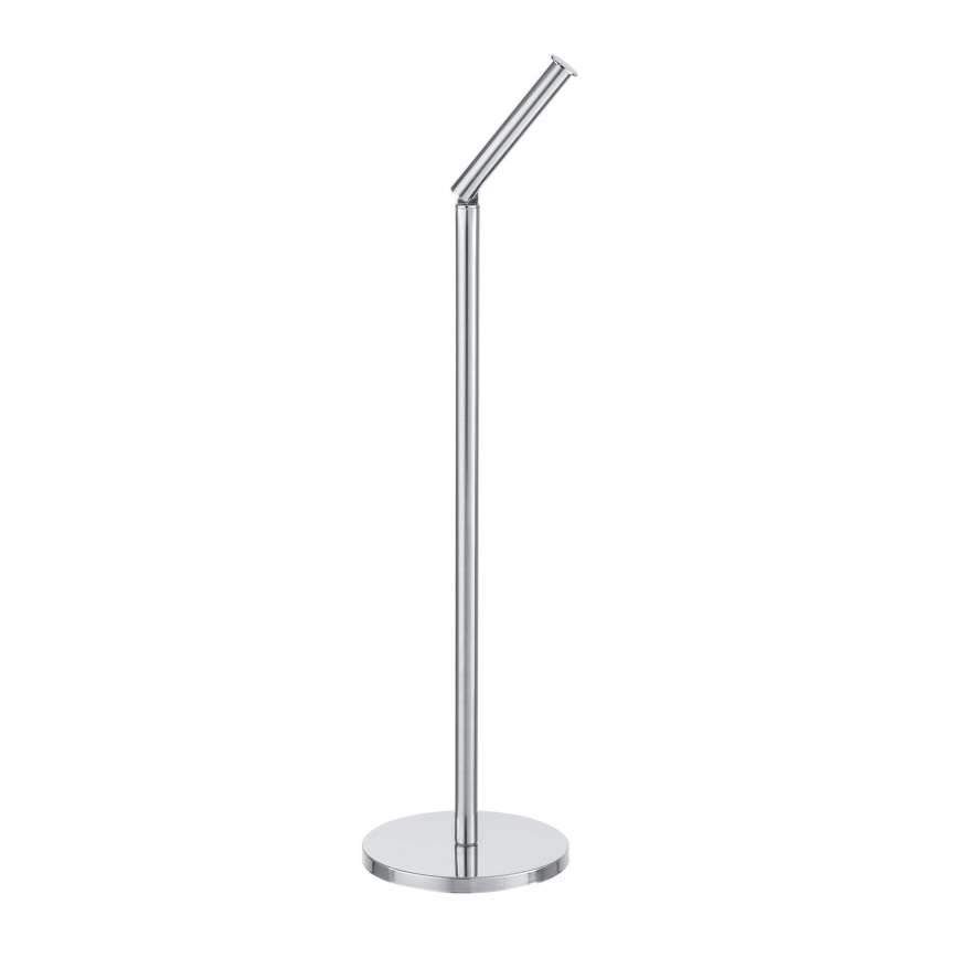 WENKO 19637100 - Stainless Steel Toilet Paper Holder 21x55 cm, Silver