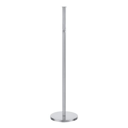 WENKO 19637100 - Stainless Steel Toilet Paper Holder 21x55 cm, Silver