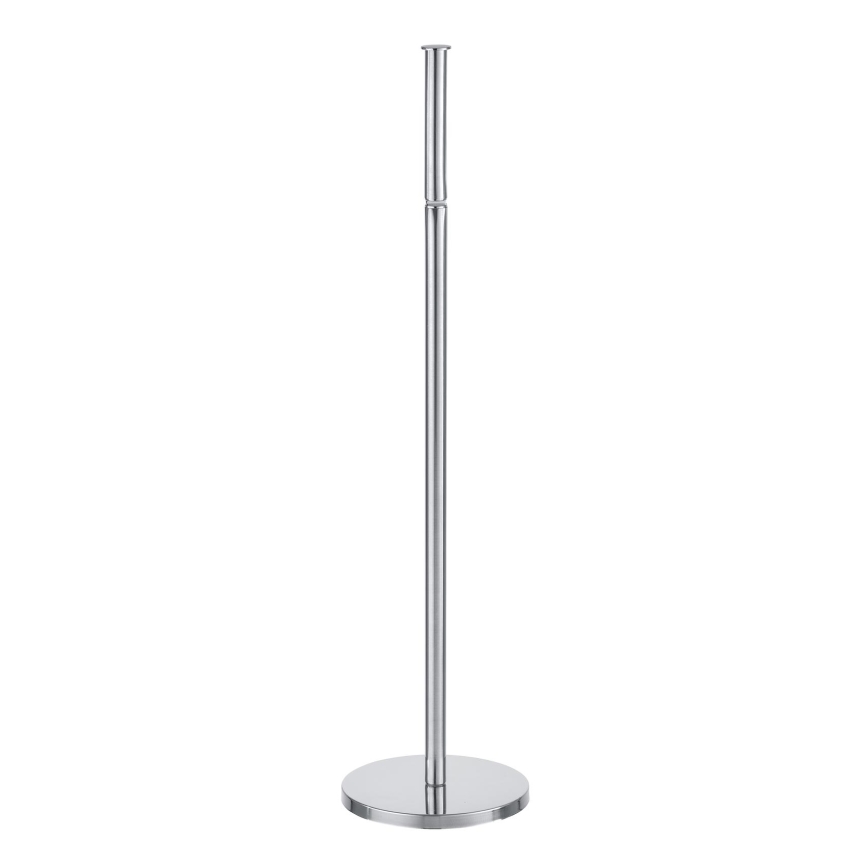 WENKO 19637100 - Stainless Steel Toilet Paper Holder 21x55 cm, Silver