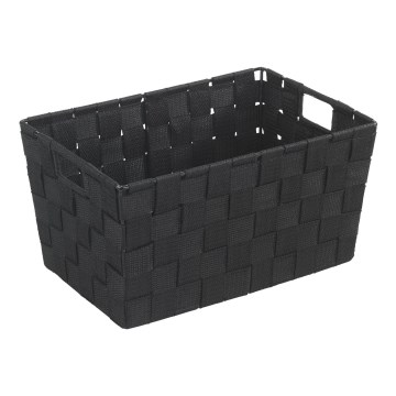 WENKO 19878100 - Basket ADRIA 30x20 cm black