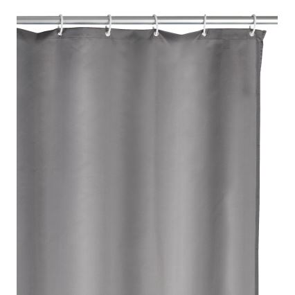 WENKO 20044100 - Shower Curtain 180x200 cm grey