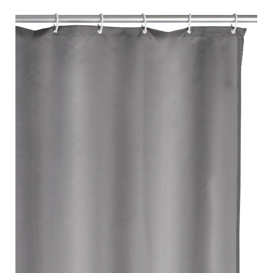 WENKO 20044100 - Shower Curtain 180x200 cm grey