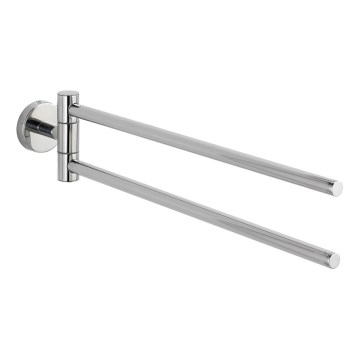 WENKO 20213100 - BOSIO SHINE Towel Holder 43x9 cm Stainless Steel/Silver