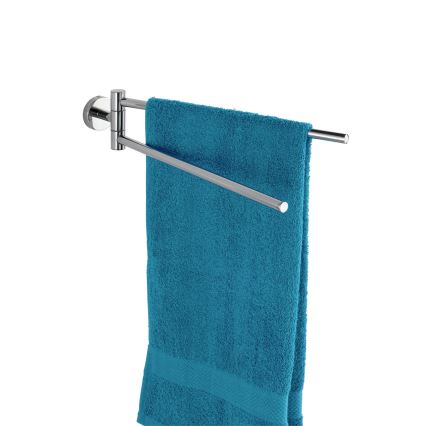 WENKO 20213100 - BOSIO SHINE Towel Holder 43x9 cm Stainless Steel/Silver