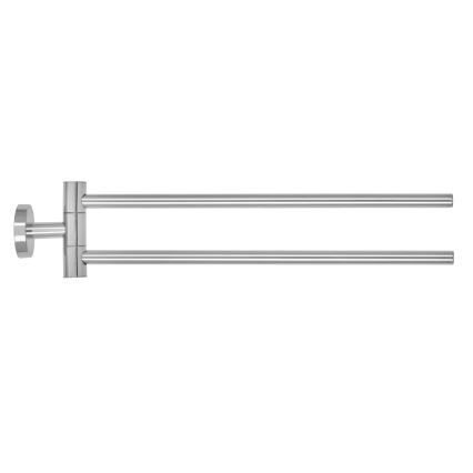 WENKO 20213100 - BOSIO SHINE Towel Holder 43x9 cm Stainless Steel/Silver