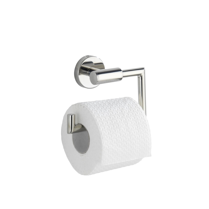 WENKO 20216100 - BOSIO SHINE Toilet Paper Holder 15 x 10.5 cm stainless steel/silver