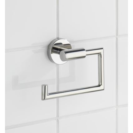 WENKO 20216100 - BOSIO SHINE Toilet Paper Holder 15 x 10.5 cm stainless steel/silver
