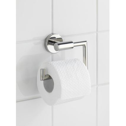 WENKO 20216100 - BOSIO SHINE Toilet Paper Holder 15 x 10.5 cm stainless steel/silver
