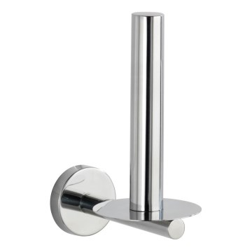 WENKO 20218100 - BOSIO SHINE Toilet Paper Holder 8 x 12.5 cm stainless steel/silver