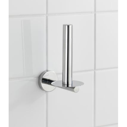 WENKO 20218100 - BOSIO SHINE Toilet Paper Holder 8 x 12.5 cm stainless steel/silver