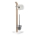 WENKO 20397100 - SAMONA Toilet Brush, 20 x 71.5 cm, Chrome/Brown/Satin