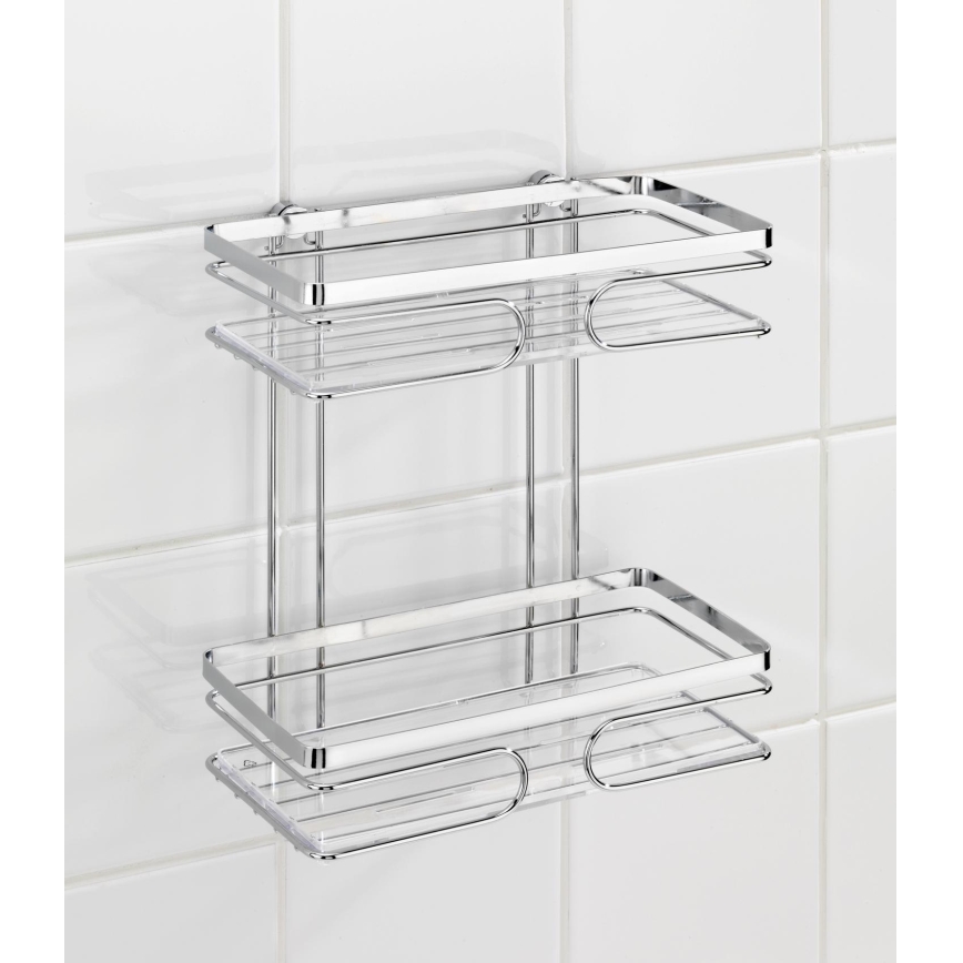 WENKO 20410100 - PREMIUM STAINLESS STEEL Shelf 24x27 cm stainless/silver