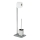 WENKO 20604100 - GRANIT Toilet Brush 23 x 73.5 cm stainless steel/satin/gray