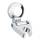 WENKO 20619100 - FIORINA Shower Head Holder, 6 x 9 cm, Polished Chrome